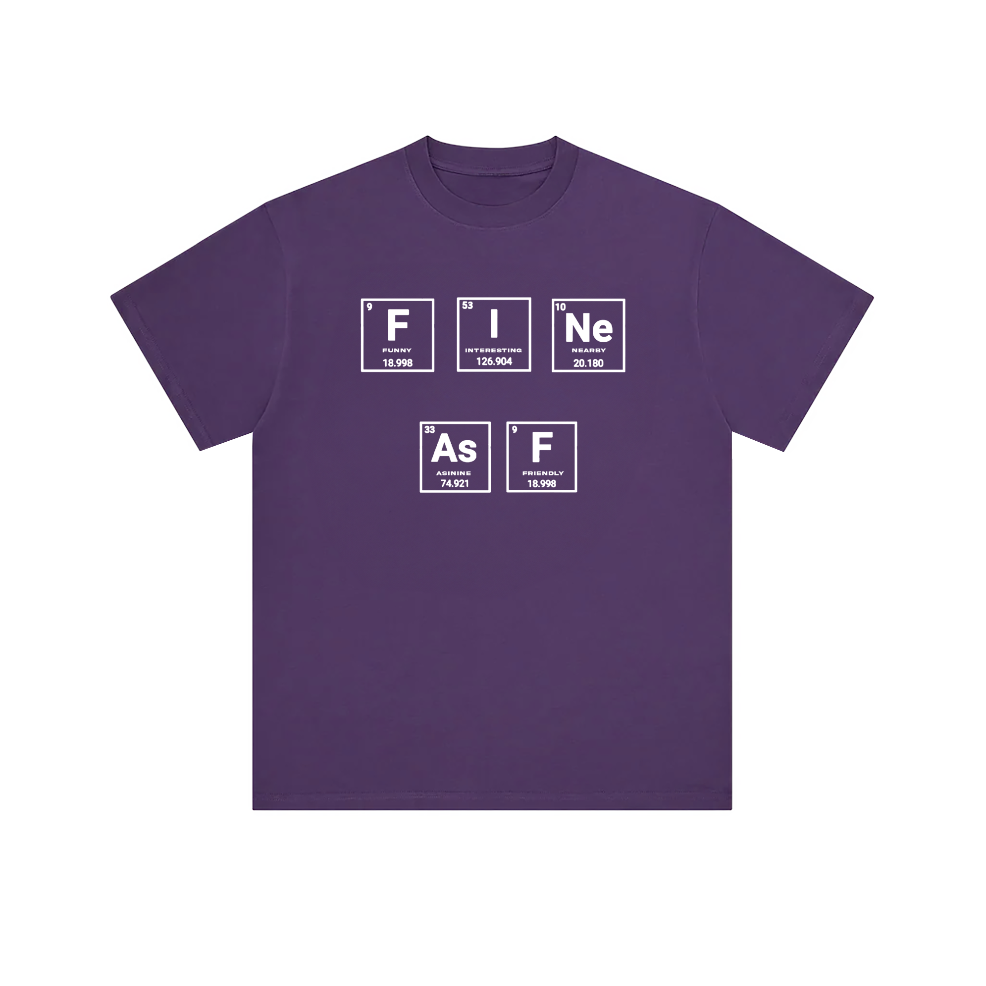 NAFiAT FINE AS F*CK TEE PURPLE